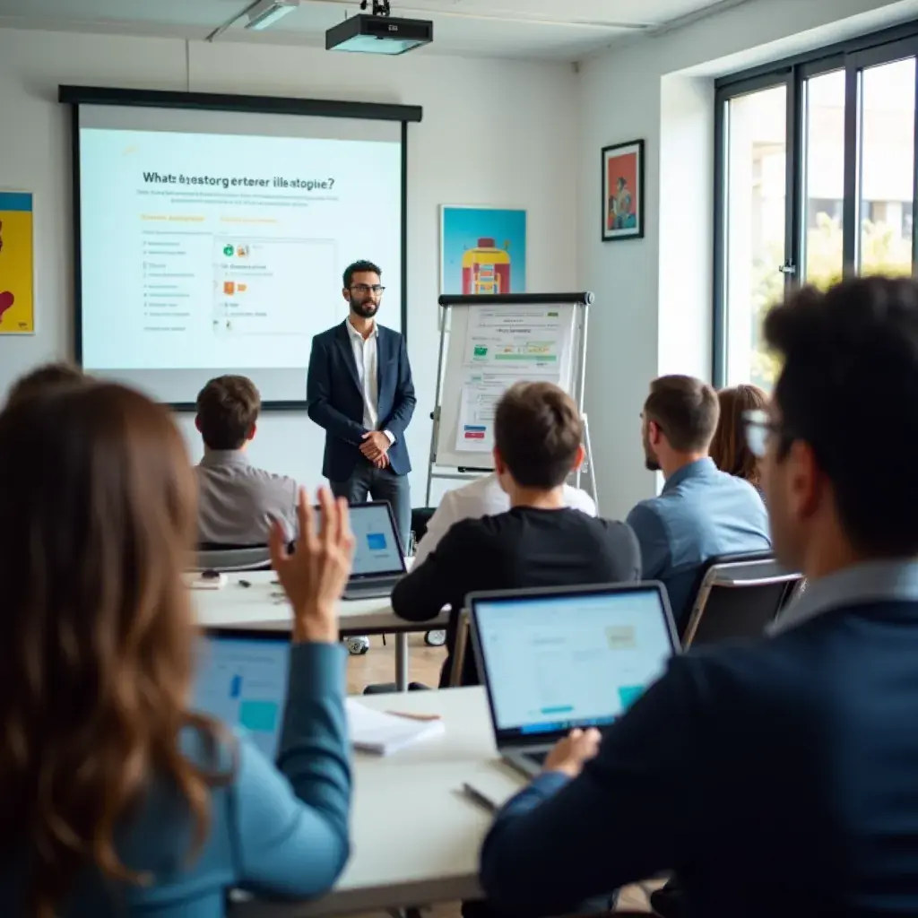 Modern office environment